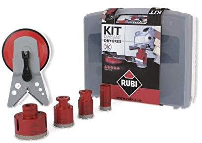 Rubi - Juego de coronas perforadoras de diamante (M14, 28 mm, 35 mm, 43 mm, 50 mm y 68 mm)