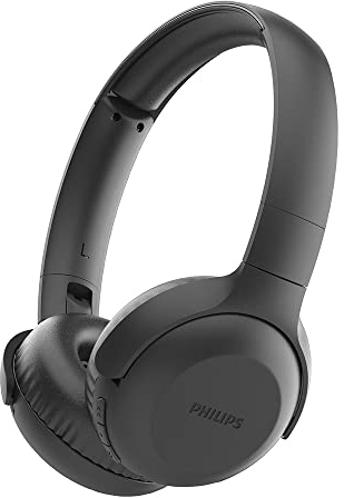 Philips Audio On Ear Kopfhörer UH202BK/00 Bluetooth On Ears (Kabellos, 15 Stunden Akku, Weiche Ohrpolster, Mikrofon, Faltbar) Schwarz TAUH202BK/00 One Size