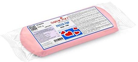 Saracino Fondant Top Rosa Zum Eindecken 500 g Made In Italy