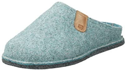 Rohde Damen Hausschuhe Pantoffeln Softfilz Lucca 6820, Größe:37 EU, Farbe:Blau