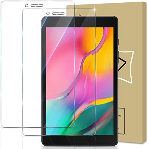 GiiYoon Lot de 2, Verre Trempé pour Samsung Galaxy Tab A 8.0 2019 SM-T290/T295, Vitre Protecteur 9H Dureté, Film Protection écran Compatible avec Samsung Galaxy Tab A8 Pouces