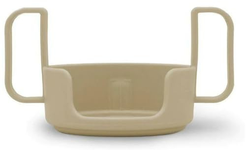 Design Letters Griff für Baby und Kinder Trinkglas in Tritan (Beige) - BPA-frei, BPS-frei und EA-frei. Erleichtert dem Kind das Trinken des Glases, spülmaschinenfest, leicht, 20 g