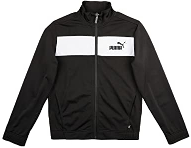 PUMA Boy's Poly Suit Cl B Track Suit,Schwarz (Puma Black), 128