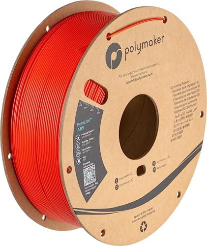 Polymaker PolyLite ABS - 1kg - Red