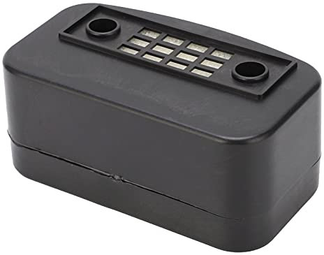 Compresor de aire de 65mm, silenciador, filtro de aire, silenciador, sonido, ruido, silenciador, bomba de admisión, filtro de entrada, silenciador de plástico, carcasa cuadrada