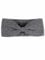 Zwillingsherz Stirnband aus 100% Kaschmir - Hochwertiges Kopfband im Uni Design für Damen Frauen Mädchen - Wolle - Haarband – warm und weich perfekt für Frühjahr Herbst Winter - mgrau