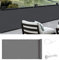 COOL AREA Brise Vue Balcon 100x300cm PES,Imperméable à l'eau, Protection UV,Protection de la Vie privée des balustrades de Balcon,Anthracite