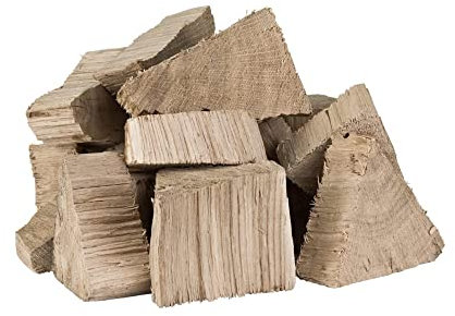 Grillmaster Trozos para Fumar Roble leña Madera 2 kg XXXL Ahumado Madera para Fumar