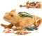 MorisMos 68cm lang Riesen Eidechse Kuscheltier mit 4 Babys im Bauch, Sand-Gelb Groß PlüschEidechse Kuscheltiere XXL, Flauschiger Stofftier Plüschtier Lizard Teddys Geschenk Weihnachten Neujahr