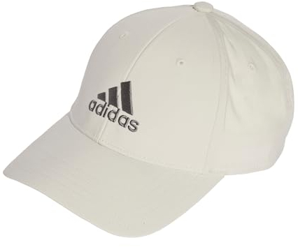 adidas Unisex Embroidered Logo Lightweight Baseball Cap, Aluminium/Grey Four, M