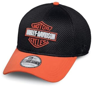 Harley-Davidson Colorblocked Logo Mesh Fitted Cap - 99447-16VM