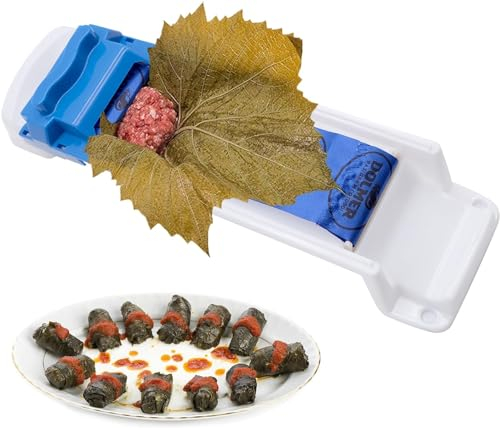 MEIYAXINWIN Weinblätter Rollmaschine, Sarma Roller Maschine, Weinblattroller, Dolmer Roller Maschine, Gemüse Fleisch Roller Einfache Maschine Zum Rollen von Fleisch und Gemüse für Anfänger