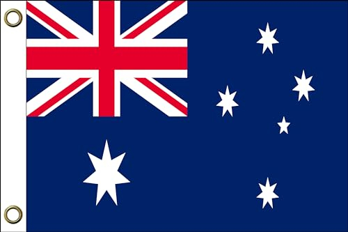 Australien Flagge Fahne | 150 cm x 90 cm / 90 x 150 cm | Wetterfest & Langlebig | Polyester mit zwei Ösen