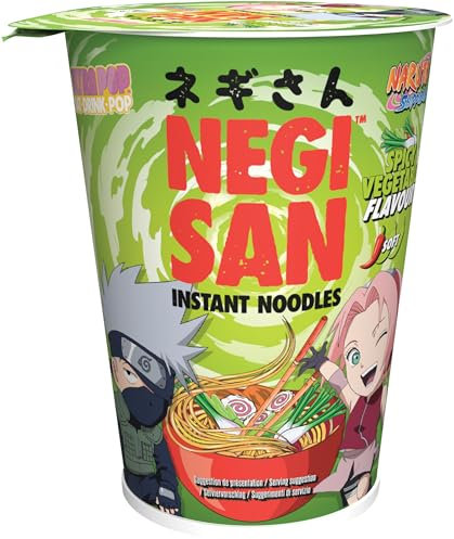 NEGISAN Naruto, Instant-Cup-Nudeln, Vegetable Flavor - 1 x 65 g