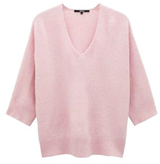 someday Damen Pullover | Flauschiger Strickpullover TAMITA Pure Loose mit Alpaka Wolle Chalky pink, 36