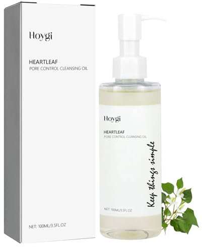 Heartleaf Pore Control Cleansing Oil Facial Cleanser, Heartleaf Anti Pore Cleansing Oil, Effective & Gentle Face Cleanser, Oil Cleaner, Heartleaf Cleaning Oil 100ml