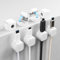 ATARAXIA HOME - Pack de 8 Sujeta Cables Adhesivo Magnéticos, Magneticos para Mesa, Sujetacables, Magnetic Cord Holder, Sujeta Cables Mesa ideal para Sujetar Cables en Casa y Oficina (8, Blanco)