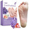 2 Paar Fußmaske, Feuchtigkeitsspendende Fussmaske, Socken Fußmaske für Trockene und Rissige Füße, Sanft Fußpflege für Männer& Frauen Geeignet (Pfirsich & Lavendel)