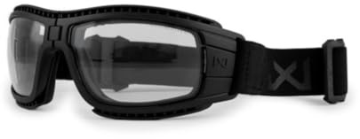 Lynx Ballistische Schutzmaske, faltbar, rauchfarblos, Schwarz