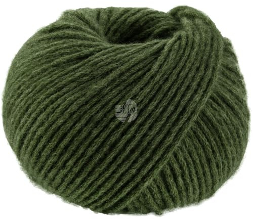 LANA GROSSA Cashmere Kiss | Edle Merino-Kaschmir-Mischung | Handstrickgarn aus 70% Schurwolle (Merino superfein) & 30% Kaschmir | 25g Wolle zum Stricken & Häkeln | 70m Garn FB 128