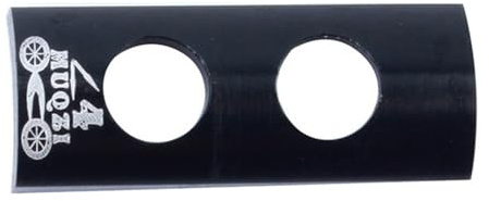 Lagomloot Mountain Road Folding Bike Front Derailleur Spacer Shim,4 Degree Slanted Angle Adjuster Washer for CT Disc Chronograph,Alloy Black