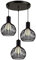 PETITES ECREVISSES Vintage Pendelleuchte, Käfig, aus Metall, Schwarz, industrieller Kronleuchter, 3 Lampen, E27, verstellbares Seil, für Wohnzimmer, Küche, Schlafzimmer