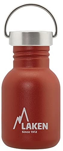 Laken Unisex – Erwachsene Trinkflasche-BSH35RO Trinkflasche, Rot, 350ml
