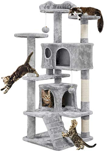 Yaheetech Árbol rascador para Gatos, con Cueva