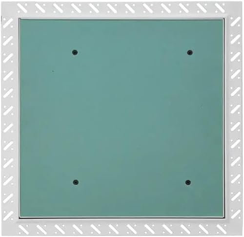 AirTech-UK Plasterboard Steel Access Panel Beaded Frame Inspection Hatch Detachable Push Lock Door (500 X 500 mm)