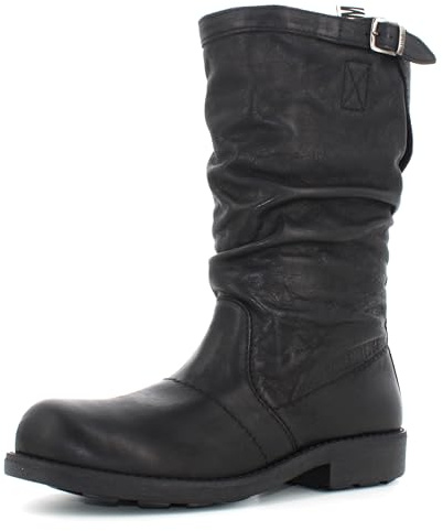 Bikkembergs Stivale in Pelle Nero, 37