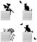 4 Pegatinas de Dibujos Animados para interruptores de luz, Pegatinas de Hadas, Pegatinas de Flores, Pegatinas de Gatos para interruptores de luz