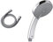 Mira Response 1.1605.167 Plastic Shower Hose 1.25 m, Chrome Finish & Citrus 110mm Five Spray Replacement Chrome Shower Head