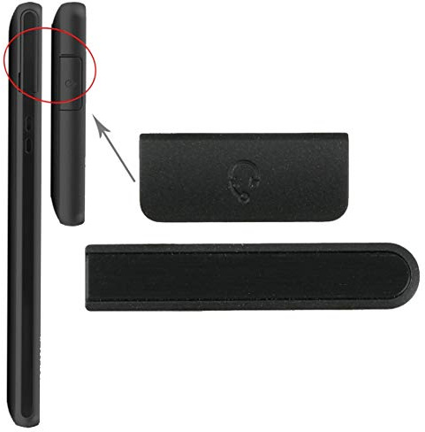 HDZ Botón AYD Auriculares y botón de Volumen for Sony Xperia ZR / M36H (Negro) (Color : Blue)