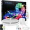 Alexa LED Strip 20m,Wifi LED Band RGB LED Stripes LED Fairy Lights Musik Syncing,Tuya App Arbeitet mit Google Assistant,LED Strips DIY Benutzerdefinierter Szenenmodus Schlafzimmer Küche Zuhause Partei