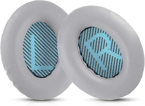 INF Ohrpolster für Bose QuietComfort 15 QC2 QC25 Ae2 Ae2i Ae2w SoundTrue & SoundLink Kopfhörer(1 Paar Schwarz/Blau)