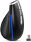 ECHTPower Verticale Wireless Ergonomico Silenzioso, 1000/1600/2400 DPI, 2.4GHz, 6 Pulsanti, Senza Filo per PC, Computer, Portatile, Mac - Protegge Il Braccio