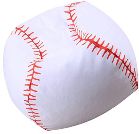 Zerodeko 1stück Baseball Design Aufbewahrungssack Für Kuscheltiere Zipper Beanbag Sitzsack Spielzeugaufbewahrung Für Kinderzimmer Für Jungen Und Mädchen Gemütlicher Pouf Für
