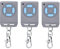 3X Hörmann HSM2 868 / Hörmann HSM4 868 Handsender, Fernbedienung, 4-Kanal 868,30Mhz für Garagentore mit 4 Tasten (Nicht kompatibel mit Hörmann Bisecur) 3-Jahres-Garantie