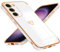 Keteen Custodia Compatibile con Samsung Galaxy S23 Cover Case Carina Motivo Cuore Silicone TPU Ultra Sottile Antiurto & AntiGraffio Cover per Samsung Galaxy S23, Bianco