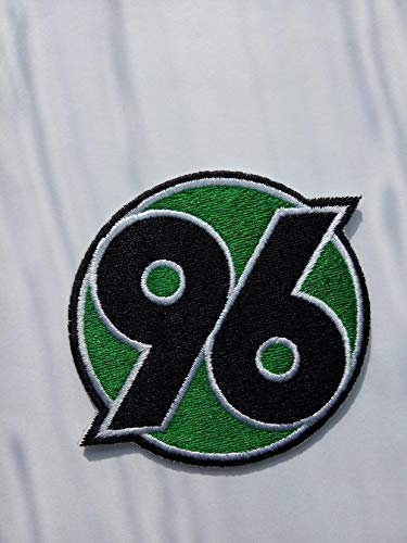 Jingtongda 2 Stück FC Hannover96 Aufnäher Patch Fußball Fussball Soccer Club Iron on bügelbild aufbügler Badge
