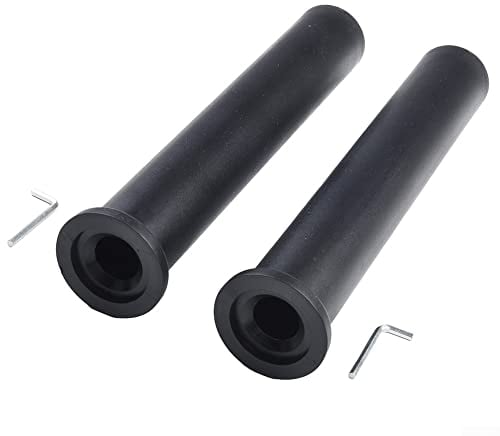 2PCS Barbell Adapter Sleeve, Barbell Weight Plat Adapter Sleeve Converts 1in to 2in Weight Plate Post for Squat Lunges Hip Lifting,20CM