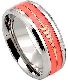 Ayoiow Edelstahlringe Unisex Silber Gold Ehering Herren Set Carbon Fiber Glow In The Dark