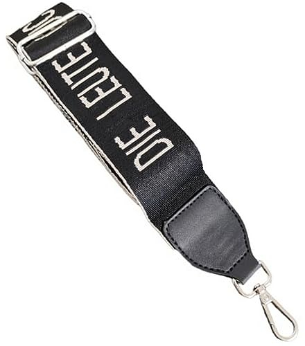 Breiter Taschengurt Schultergurt Tragegurt 5cm Breite Tasche Schulterriemen für Crossbody Bag Gurt die Leute (Schwarz)