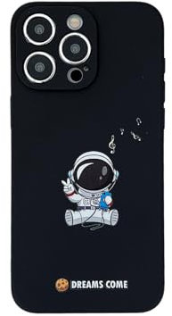 Yonds Queen for iPhone 13 mini Cute Case, Cool Cartoon Astronaut Space Planet Moon Design Stylish Soft TPU Bumper Shockproof Anti-Slip Protector Case (iPhone 13 mini, Music)