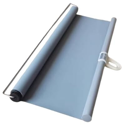 Spring Type Blackout Roller Blinds No Drilling,Automatic Retractable Roller Shades,UV Protection Temporary Opaque Privacy Blinds,for Bathroom Office,width X Height (60cm x 150cm(23.6in x 59in))