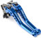 MTCRIGHTER Für YAMAHA MT-125 2020-2024 Kurzer Bremskupplungshebel CNC-Aluminiumlegierung Zubehör (Blue)