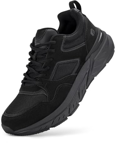 FitVille Chaussures Sport Homme Extra Large Baskets Running Confort Chaussure de March Respirant Course Jogging