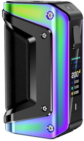 Aegis Legend 3 Device L200 III Mod Dual 18650 Batteries (paquet sans batterie incluse) 200 W Vape IP68 Tri-proof Cigarette électronique Original (Arc-en-ciel) - No Nicotine