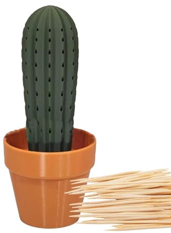 Dispenser stuzzicadenti cactus | Dispenser stuzzicadenti cactus Pianta d'appartamento - Pianta grassa design creativo pezzo decorativo per bevande e home