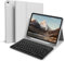 zoyu Tastatur Hülle für iPad (A16) 11 Zoll 2025/10. Generation 2022 10.9 Zoll, Magnetische Abnehmbare Kabellose, Bluetooth-Keyboard, QWERTZ, Grau
